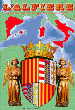 copertina 550 Alfiere n. 77 stemma Aragona con angeli